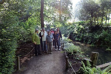 COMIENZA LA VISITA AL JARDIN BOTANICO